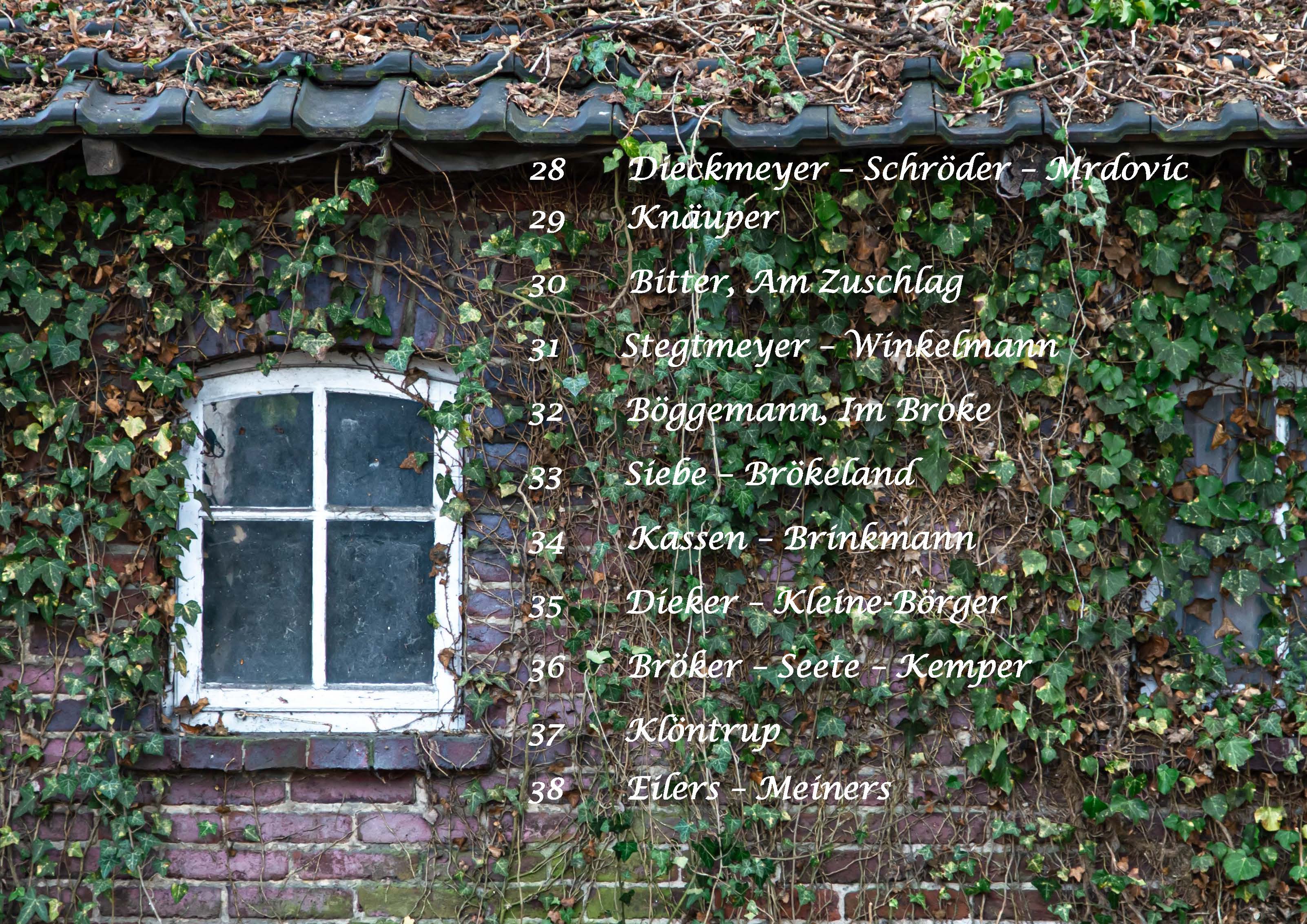 Alte Hausnummern 28 38